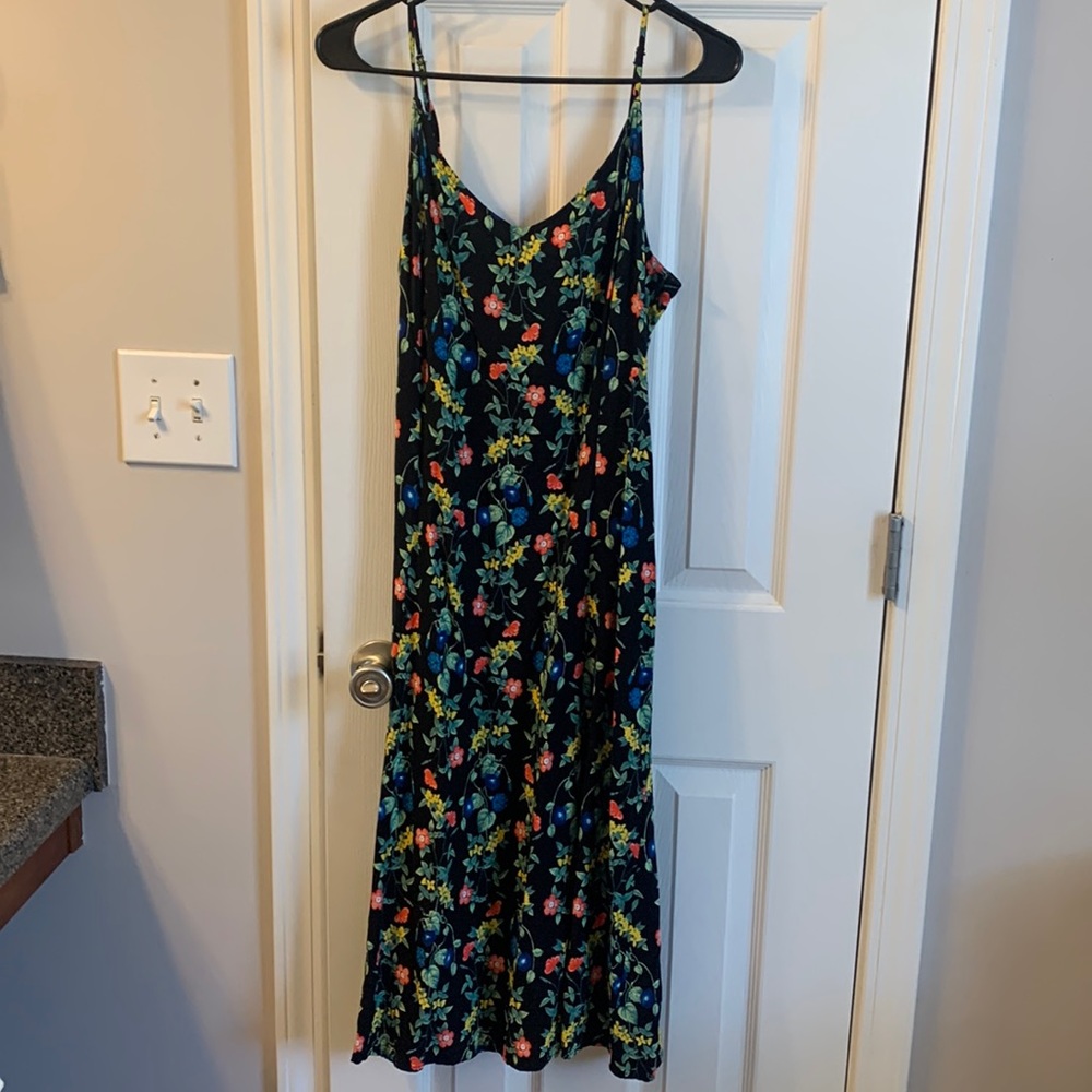 Large floral old navy dress